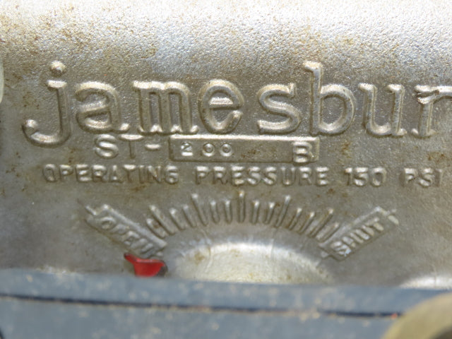 Jamesbury ST-200 Pneumatic Actuator 3" Stainless Flanged Ball Valve & Positioner