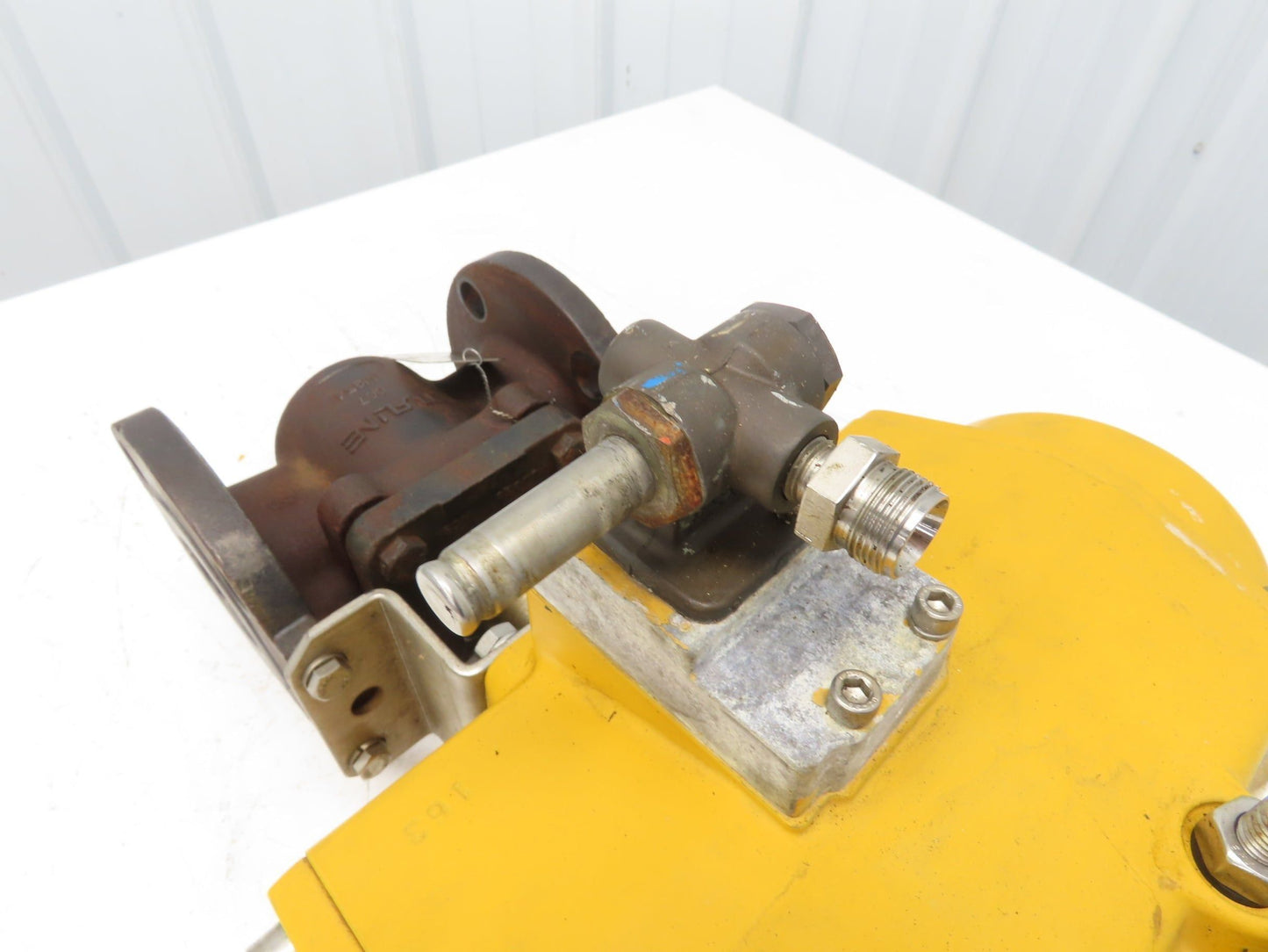 Tufline 2" Flanged Plug Valve w/Emerson Pneumatic Actuator Valvetop Positioner