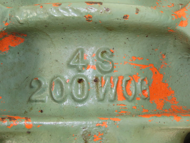 ACF 4S 4" Flanged Cast Iron Plug Valve 200 WOG