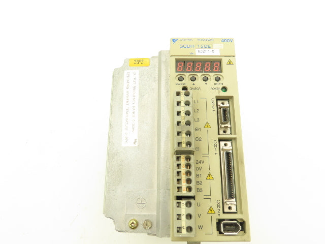 Yaskawa SGDH-15DEY12 ServoPack Servo Drive 3Ph 480V In 2Hp 480V 5.4A 3Ph Out