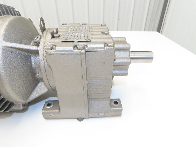 Sew Eurodrive R27DT100LS4 Inline Gearmotor 4:1 Ratio 3Hp 430rpm 460V DFT100LS4