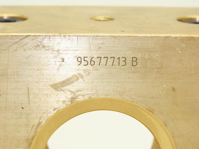 Ball Screw 2-3/4" Brass Square Nut 2pc 1-1/2"-5 RH Thread 1/4" Lead Lot of 2