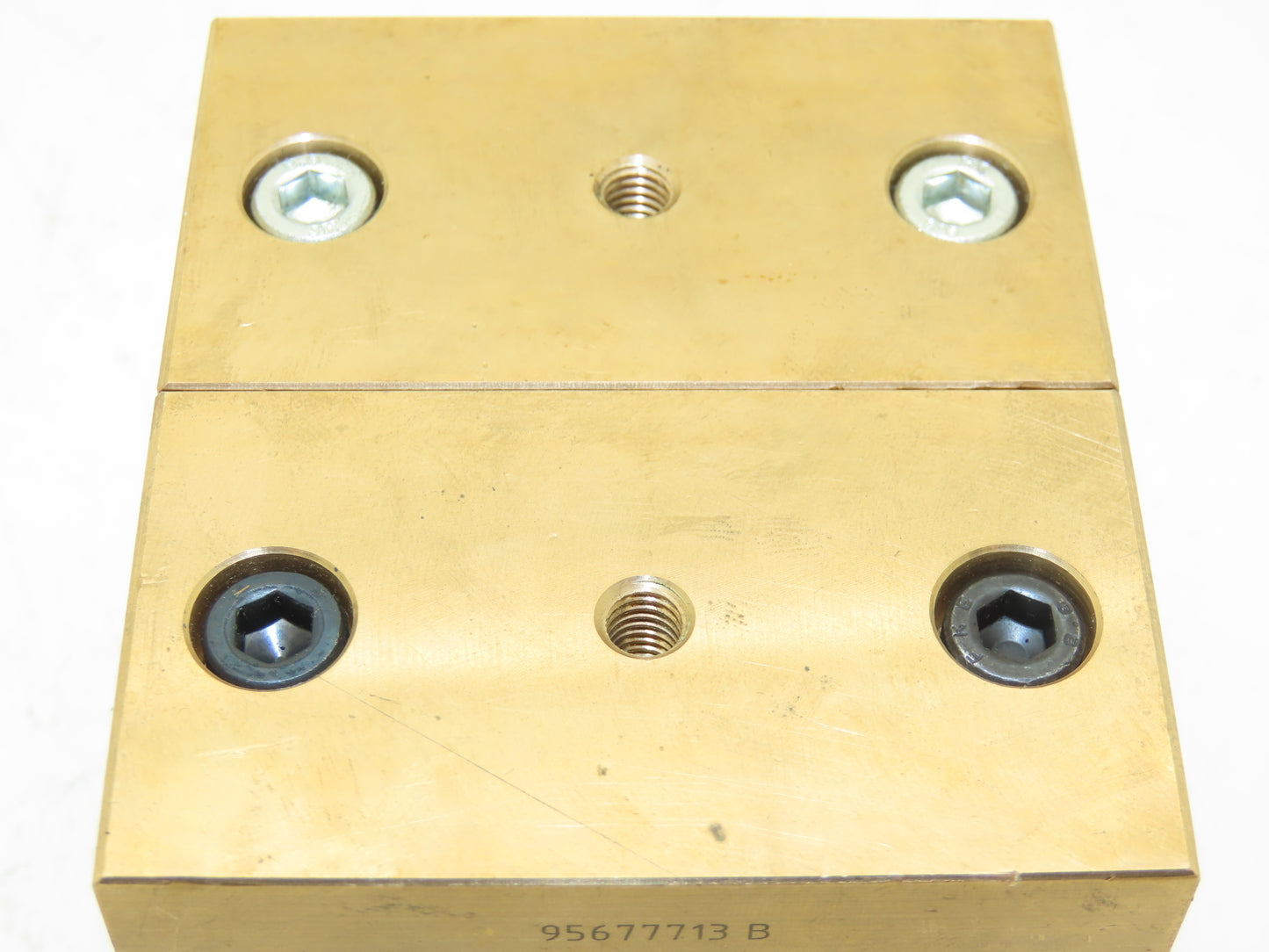 Ball Screw 2-3/4" Brass Square Nut 2pc 1-1/2"-5 RH Thread 1/4" Lead Lot of 2