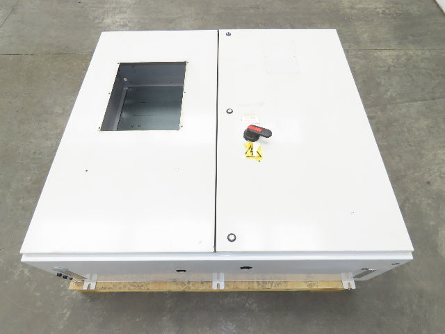 Electrical Enclosure 48x50x16" Control Panel Wall Mount Backplate 17x13" Cutout