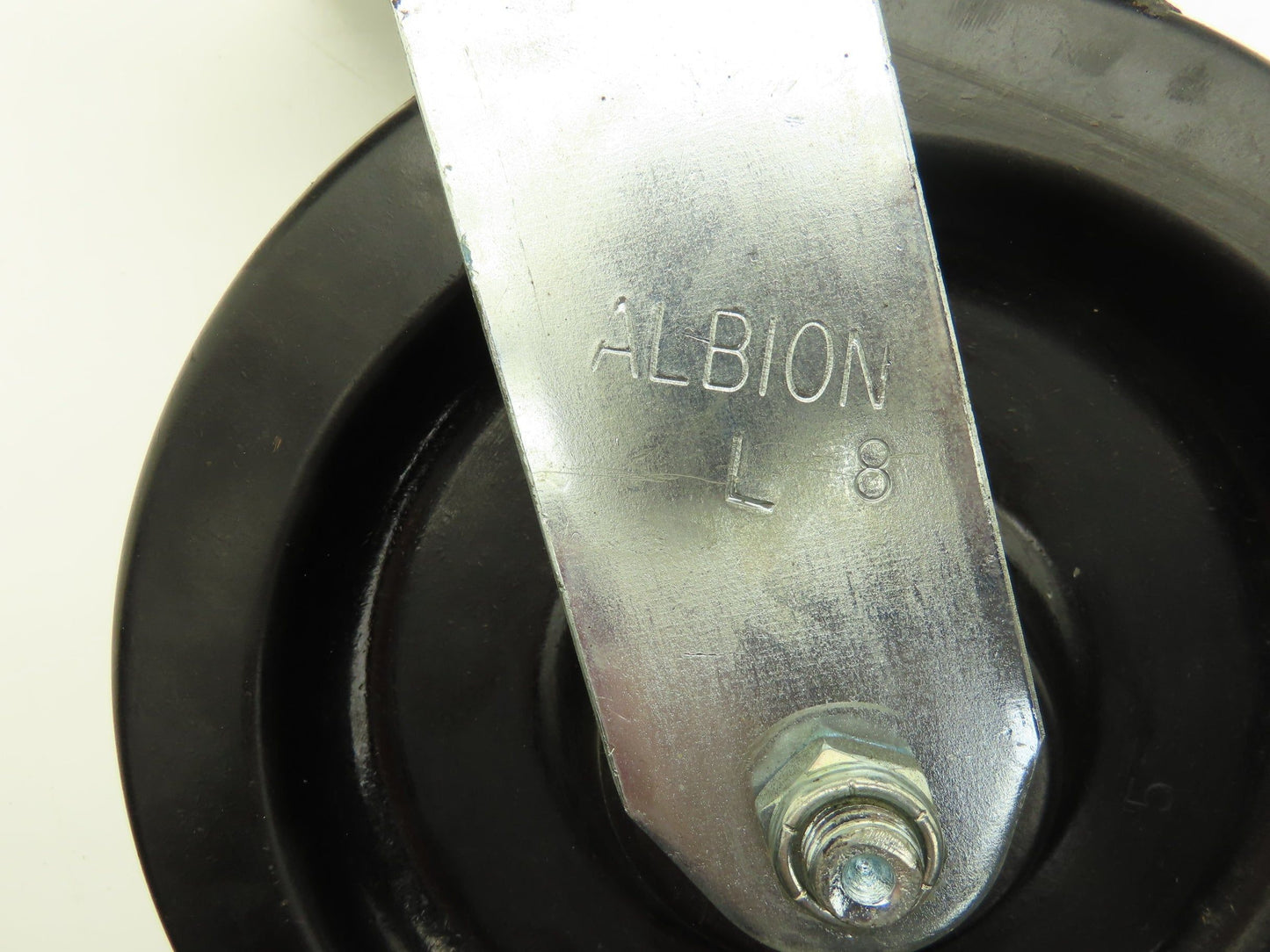 Albion L-8 8" Phenolic Resin Caster 4-Position Swivel Locking Lot of 4