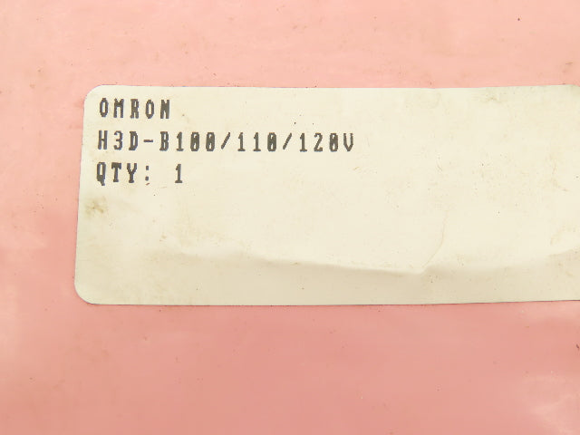 Omron H3D-B100 Timer 100/110/120VAC