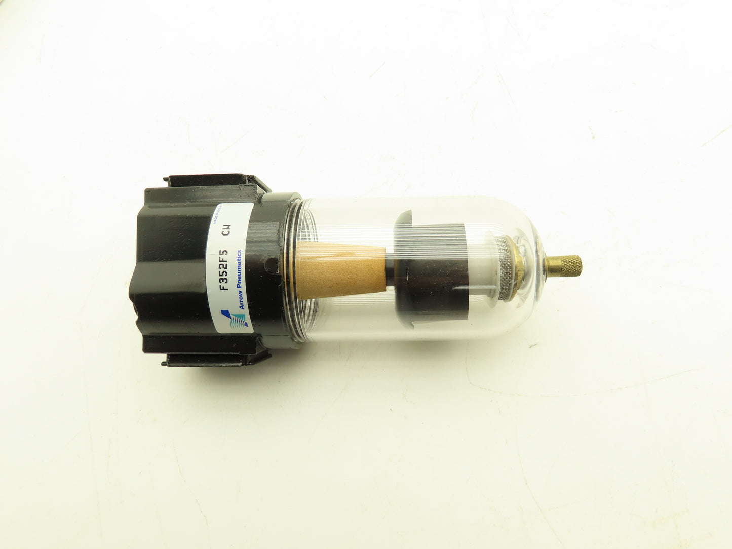 Arrow Pneumatics 9004 Pneumatic Compressed Air Filter 150PSI 1/4"NPT Auto Drain