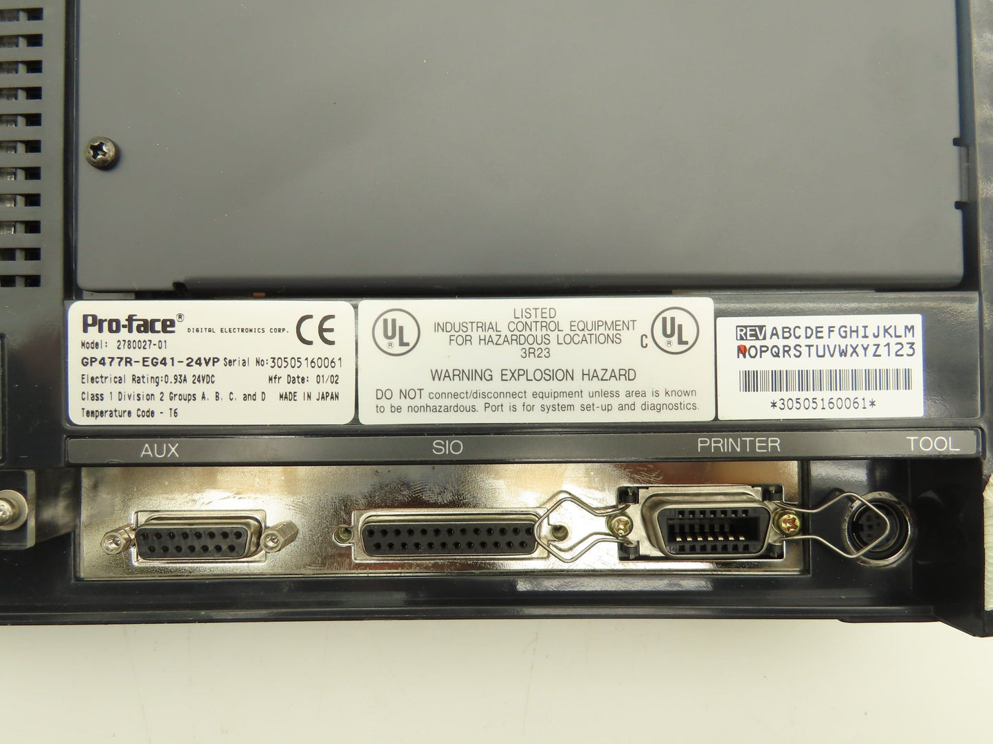 Pro-Face GP477R-EG41-24VP Digital HMI Operator Display Panel 24V