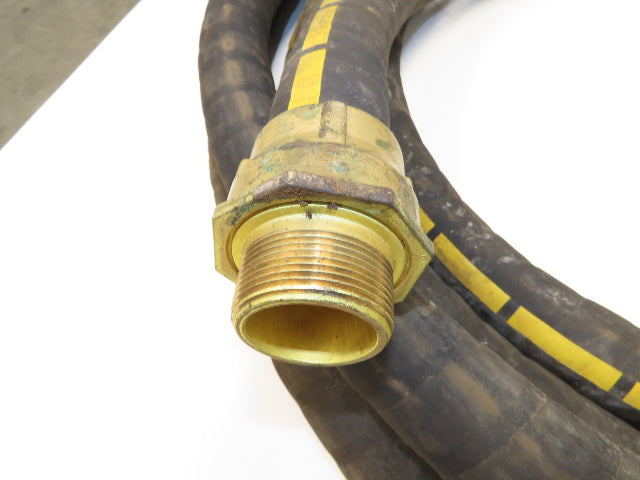 Buckeye Rubber MIL-H-6615 Transfer Hose 1-1/2" x 35' w/Brass Fittings