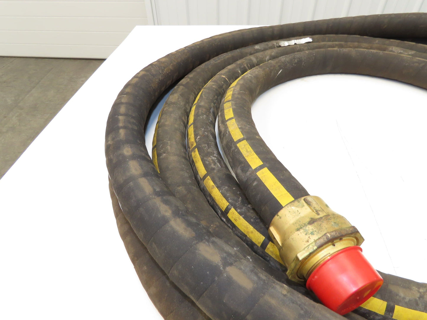 Buckeye Rubber MIL-H-6615 Transfer Hose 1-1/2" x 35'  w/Brass Fittings