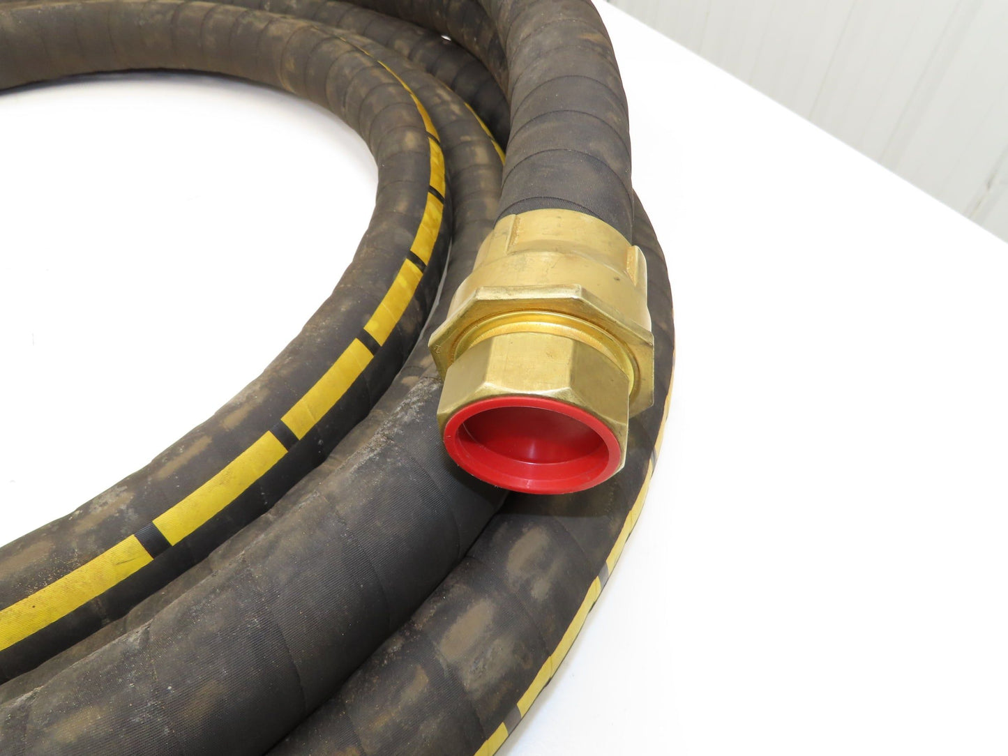 Buckeye Rubber MIL-H-6615 Transfer Hose 1-1/2" x 35'  w/Brass Fittings