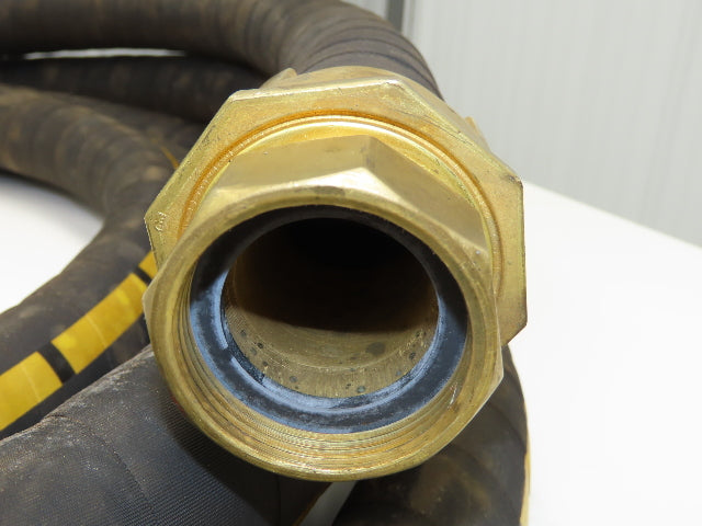 Buckeye Rubber MIL-H-6615 Transfer Hose 1-1/2" x 35' w/Brass Fittings