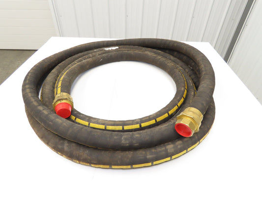 Buckeye Rubber MIL-H-6615 Transfer Hose 1-1/2" x 35'  w/Brass Fittings