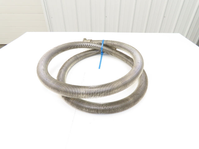 Stainless Steel Flexible Vacuum Hose 1"ID x 98"L 1.5" Flanged Ends ISO-KF NW40
