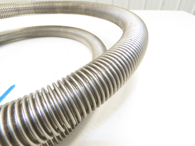 Stainless Steel Flexible Vacuum Hose 1"ID x 98"L 1.5" Flanged Ends ISO-KF NW40