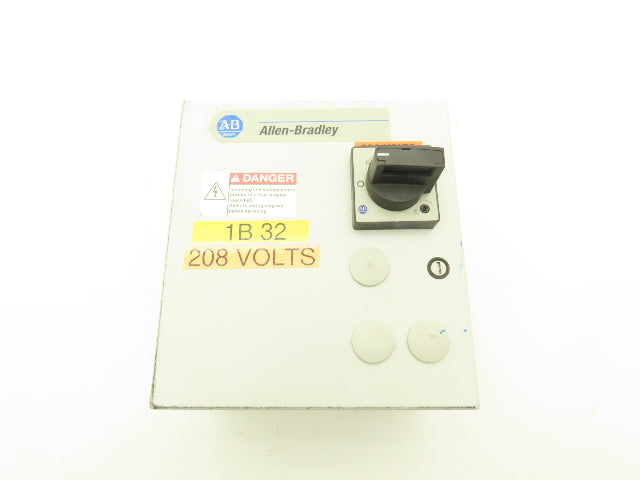 Allen Bradley 103H-NX1D Combination Motor Starter Control Panel 208V/120V