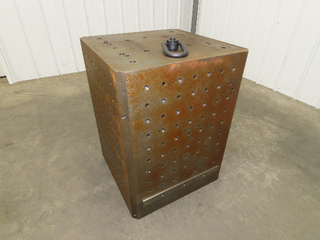 CNC Milling Machine Fixture Table 22"x22"x29" Steel Cast Iron Plate Block