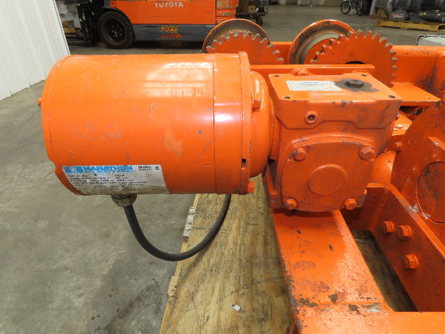 Saturn Engineering 1 1/2 Ton Electric Cable Hoist 15'Lift 20FPM Curved Beam 460V