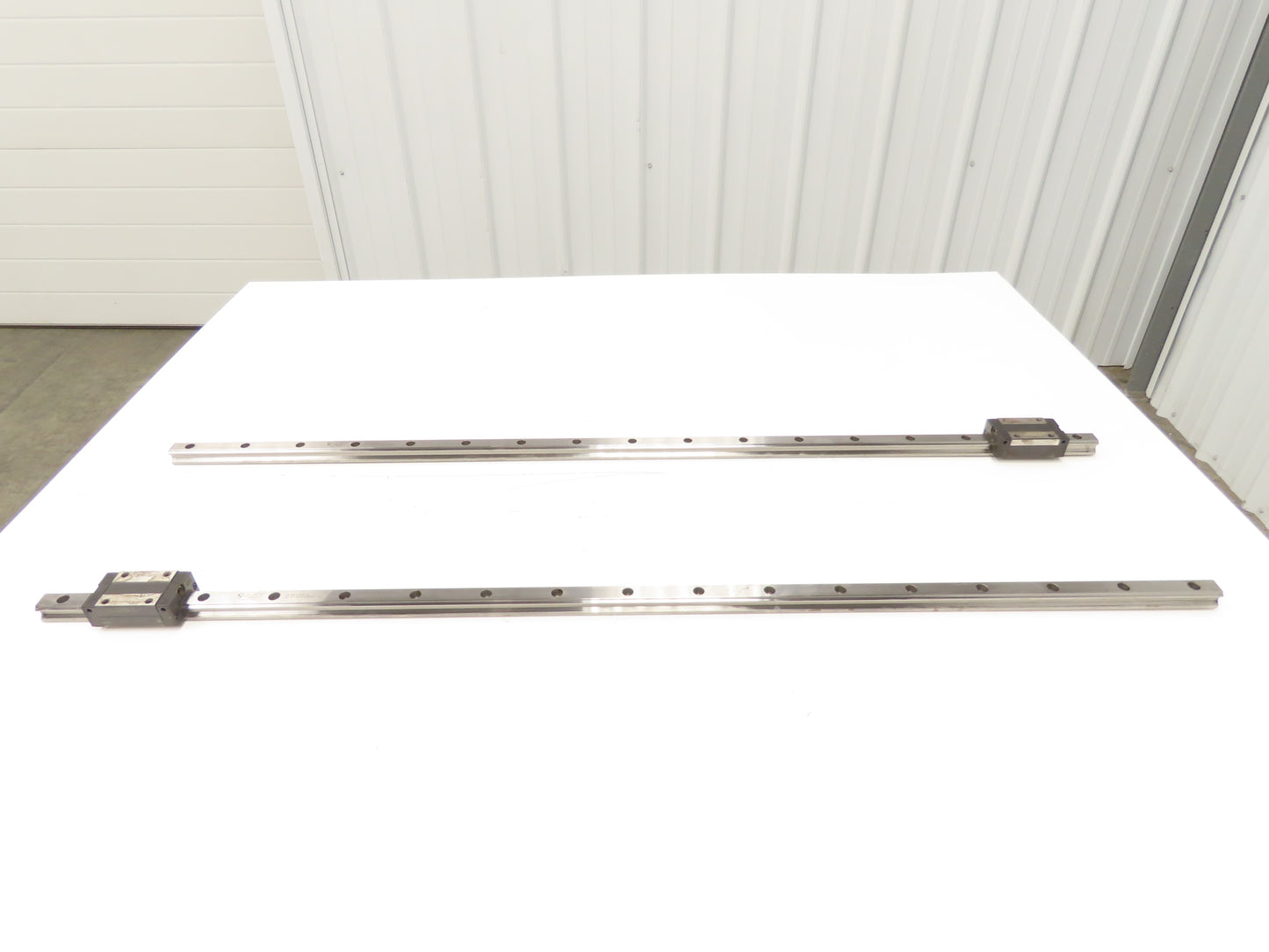 PMI MSA20S-N Linear Rail AMT Linearways w/ 1 Guide Slider 1m Length Lot of 2