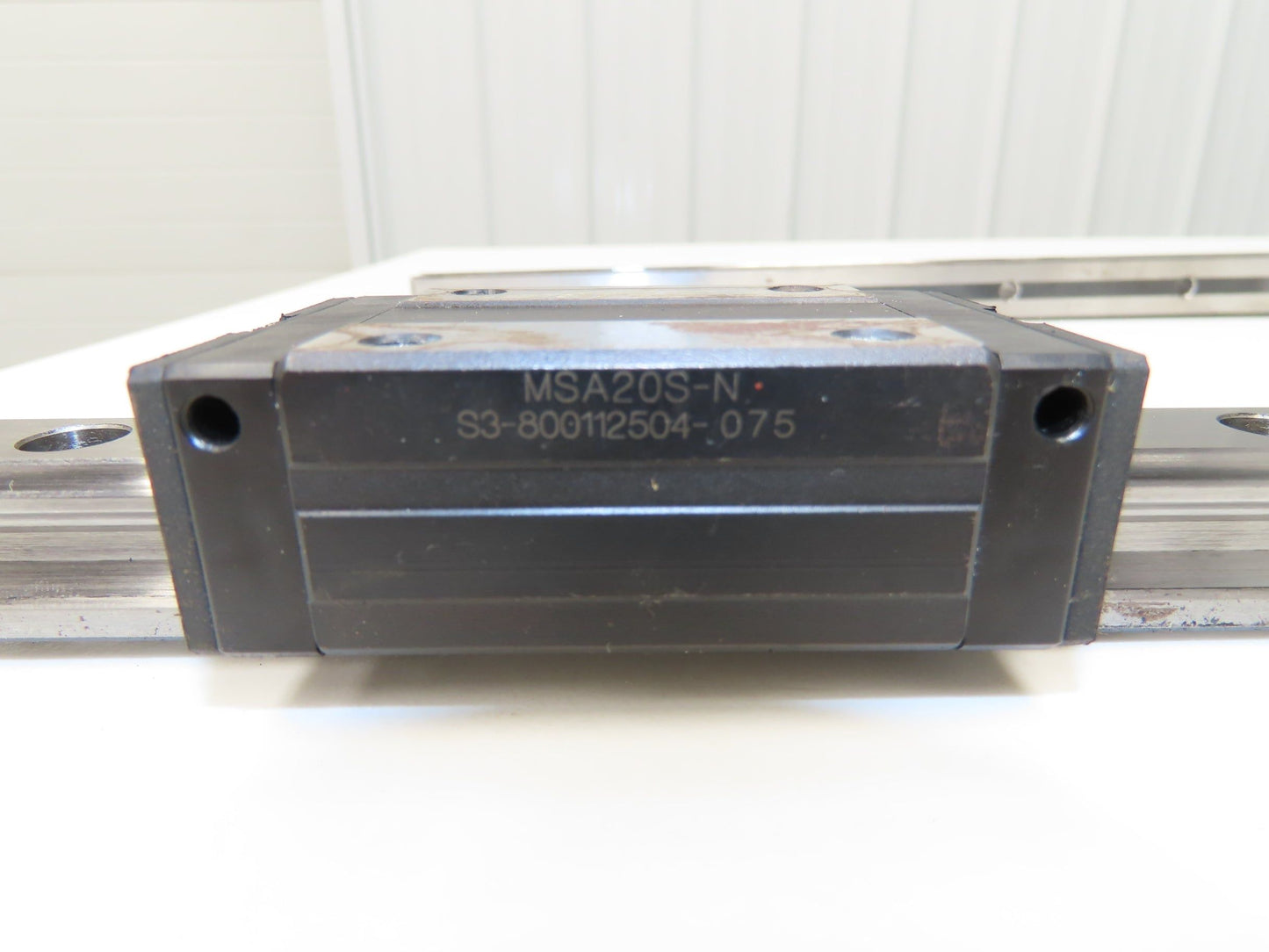 PMI MSA20S-N Linear Rail AMT Linearways w/ 1 Guide Slider 1m Length Lot of 2