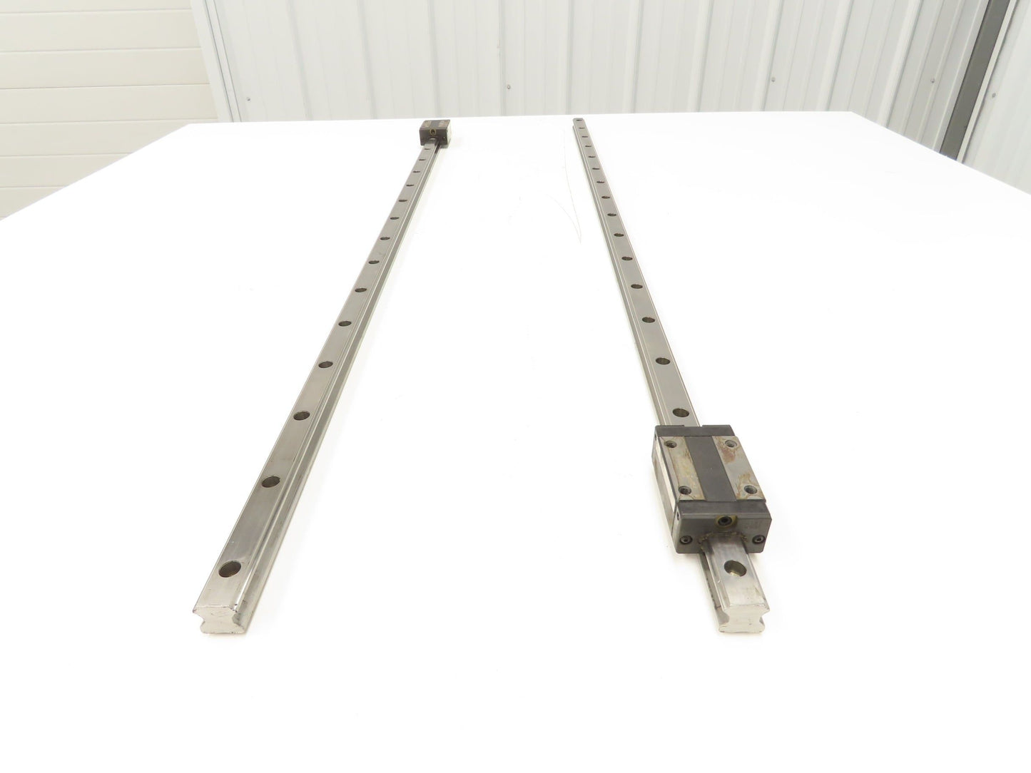 PMI MSA20S-N Linear Rail AMT Linearways w/ 1 Guide Slider 1m Length Lot of 2
