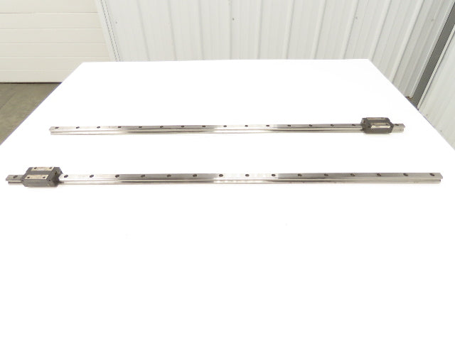 PMI MSA20S-N Linear Rail AMT Linearways w/ 1 Guide Slider 1m Length Lot of 2