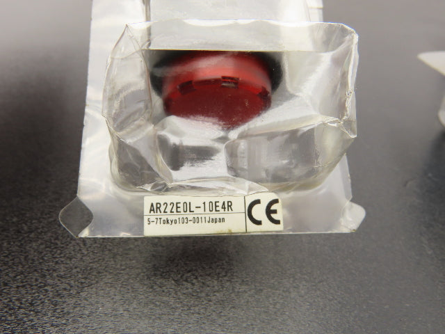 Fuji Electric Pushbutton Red Momentary 22mm 250V 6A Lot of 6