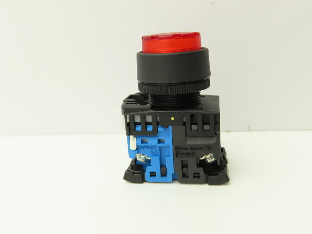 Fuji Electric Pushbutton Red Momentary 22mm 250V 6A Lot of 6