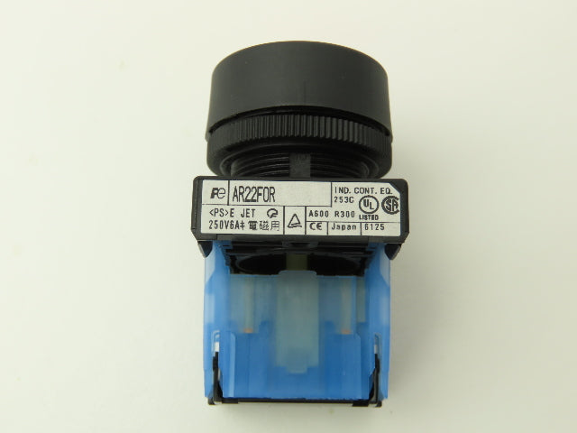 Fuji Electric AR22F0R-10R Pushbutton Red Momentary 22mm 250V 6A Lot of 5