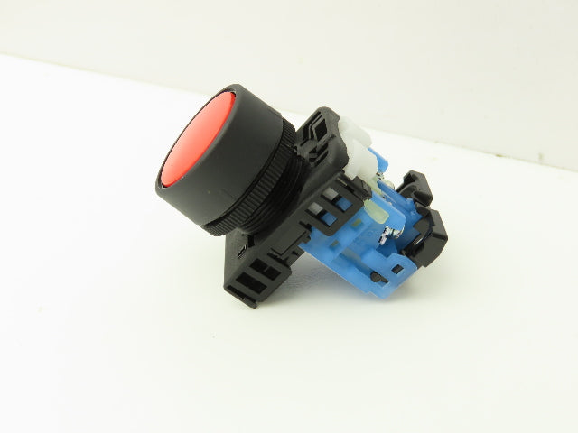 Fuji Electric AR22F0R-10R Pushbutton Red Momentary 22mm 250V 6A Lot of 5