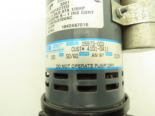 Gorman-Rupp 15973-002 Centrifugal Water Pump