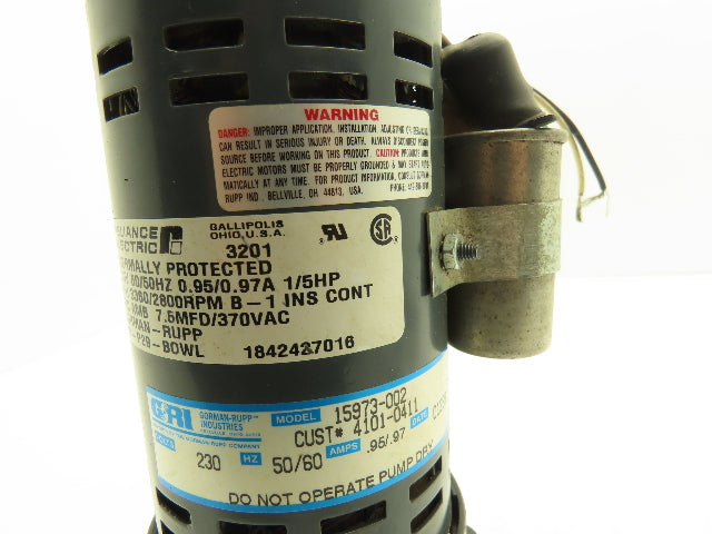 Gorman-Rupp 15973-002 Centrifugal Water Pump