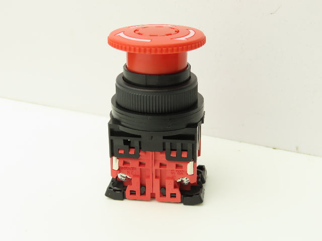 Fuji Electric AR30V5R-02R Red E-stop Pushbutton Twist 30mm 250V 6A Lot of 3