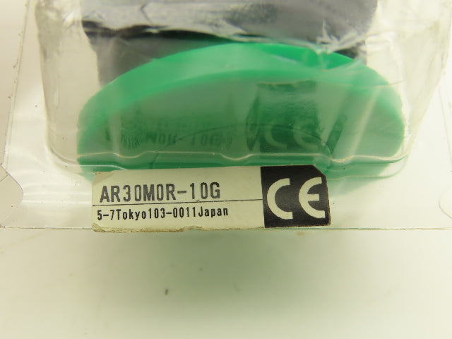 Fuji Electric Pushbutton Switch Mushroom Green 30mm 250V 6A Lot of 3