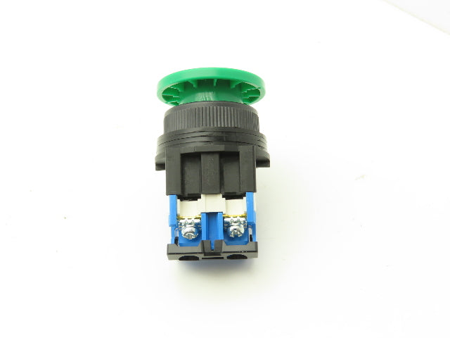 Fuji Electric Pushbutton Switch Mushroom Green 30mm 250V 6A Lot of 3
