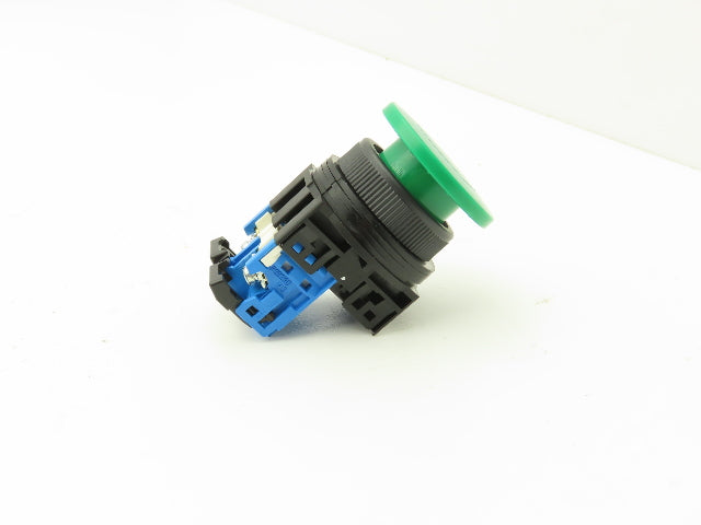 Fuji Electric Pushbutton Switch Mushroom Green 30mm 250V 6A Lot of 3