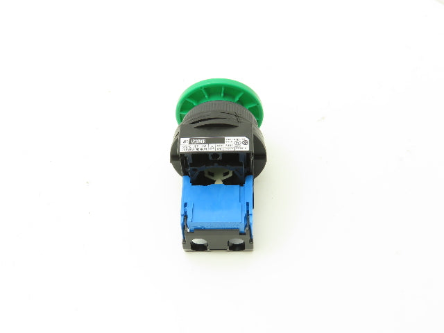 Fuji Electric Pushbutton Switch Mushroom Green 30mm 250V 6A Lot of 3