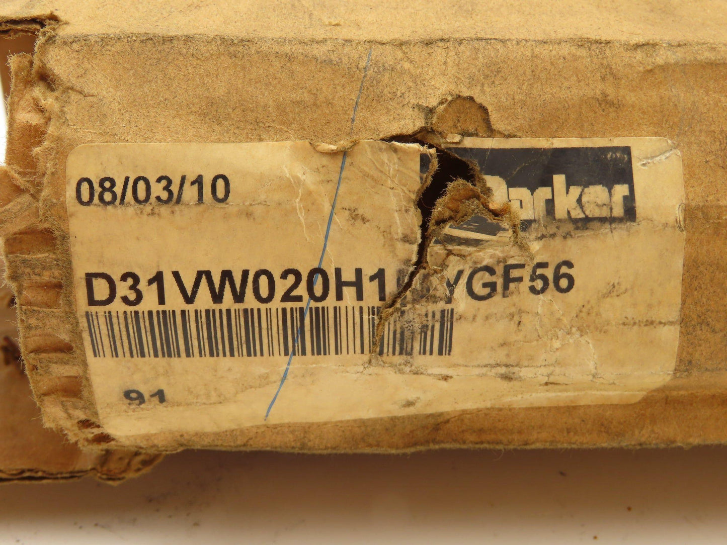 Parker D31VW020H1NYGF56 Pilot Operated Hydraulic Solenoid Valve 5000/3000 PSI