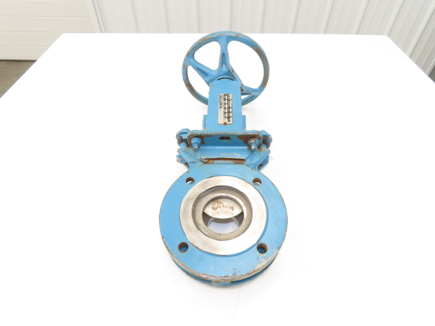DeZurik 828 3" Knife Gate Valve Lug Style Rising Stem 316SS Disc *Bad Seal*