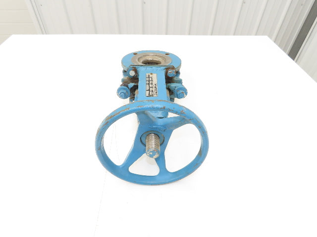 DeZurik 828 3" Knife Gate Valve Lug Style Rising Stem 316SS Disc *Bad Seal*