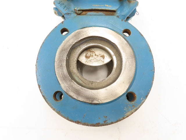 DeZurik 828 3" Knife Gate Valve Lug Style Rising Stem 316SS Disc *Bad Seal*