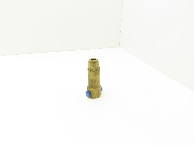 Circle Seal 5349B-2PP-1400 Safety Relief Valve 1400PSI 1/4" NPT Brass Adjustable