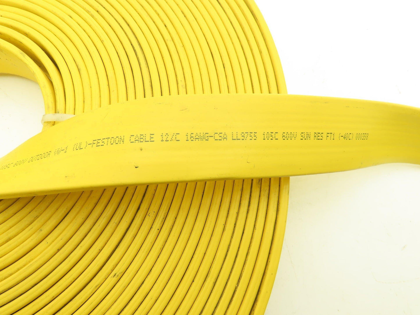 Festoon Cable Outdoor E-24573 Multi-Conductor Flat Cable 12 Wire 16AWG 600V 78'