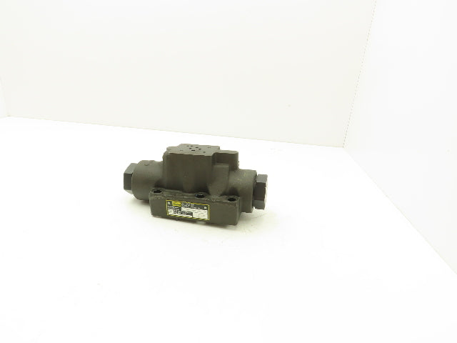 Parker D61VW012B4NYCF5 Pilot Operated Hydraulic Solenoid Valve 3000/1500 PSI