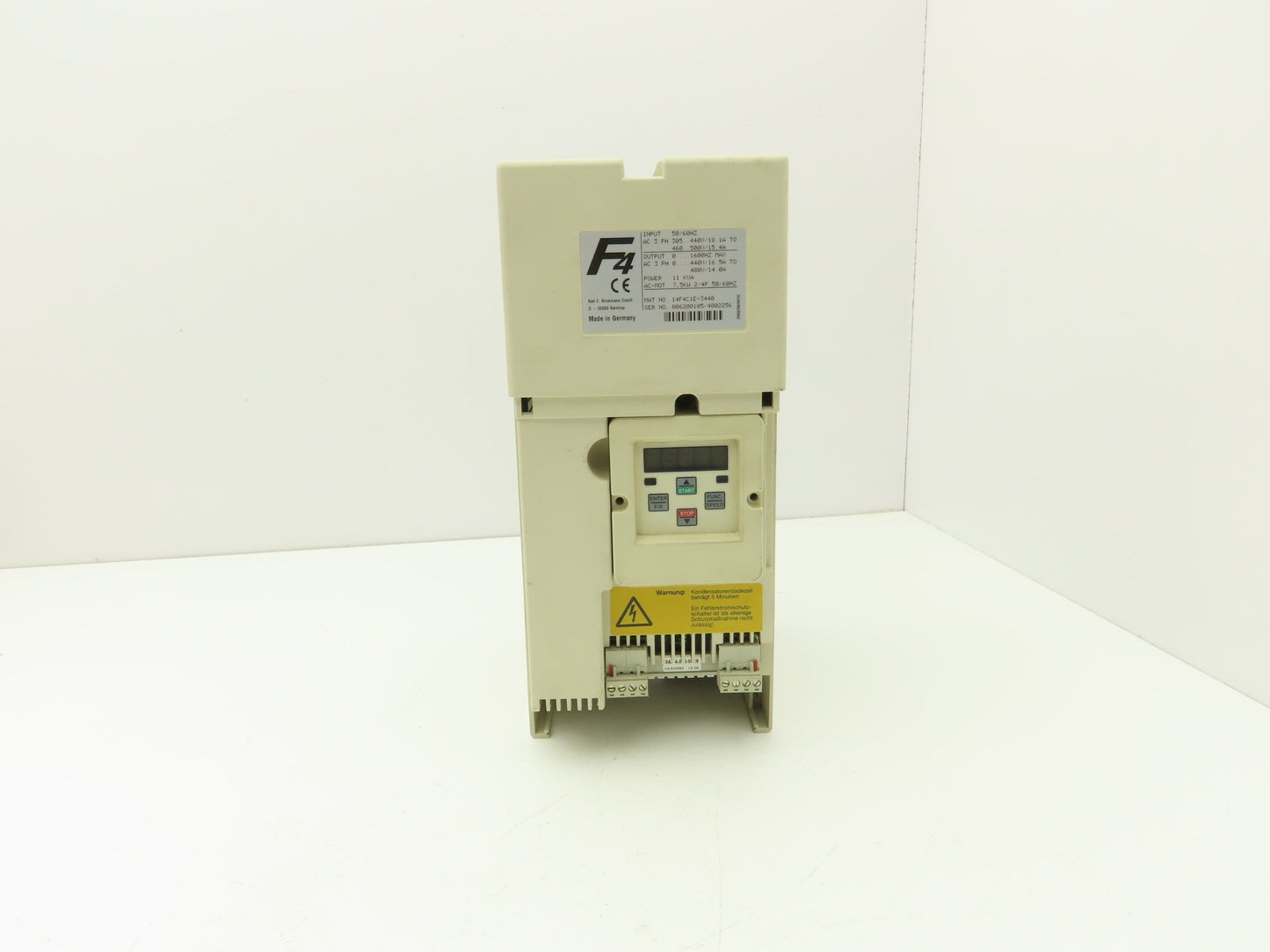 KEB 14.F4.C1E-3440 VFD AC Drive 3Ph 480V In 7.5kW 480V 16.5A 1600Hz Out