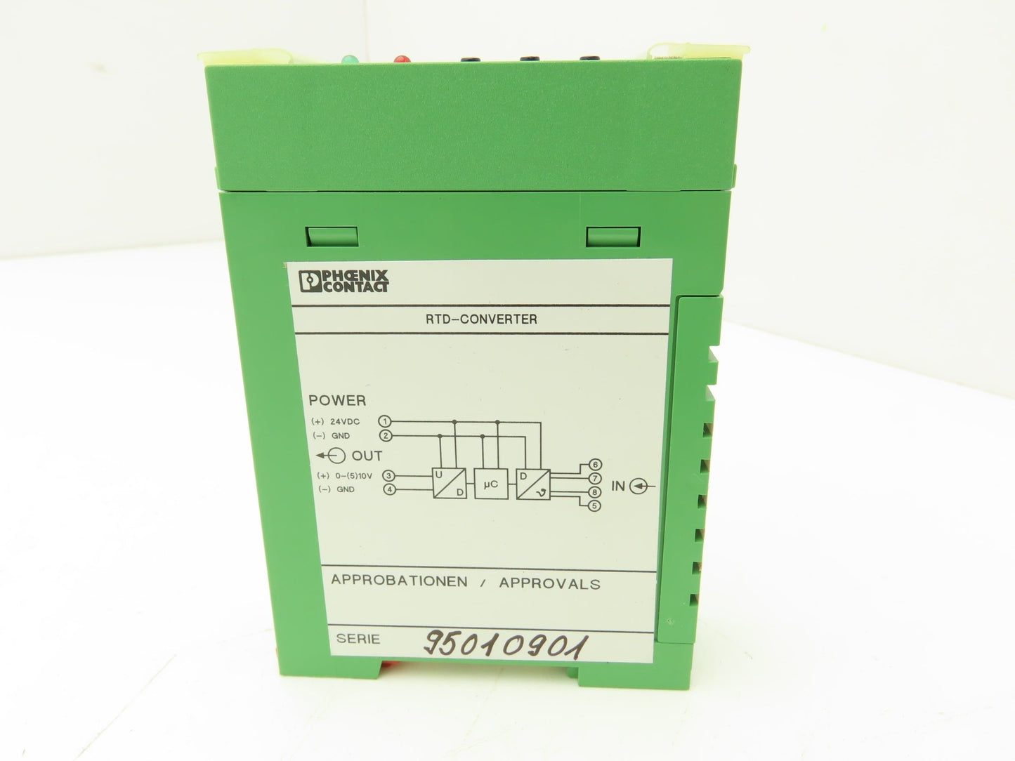 Phoenix Contact 2808394 MCR-RTD/U/NC RTD-Converter PT100 3-Wire In 0-10V Out
