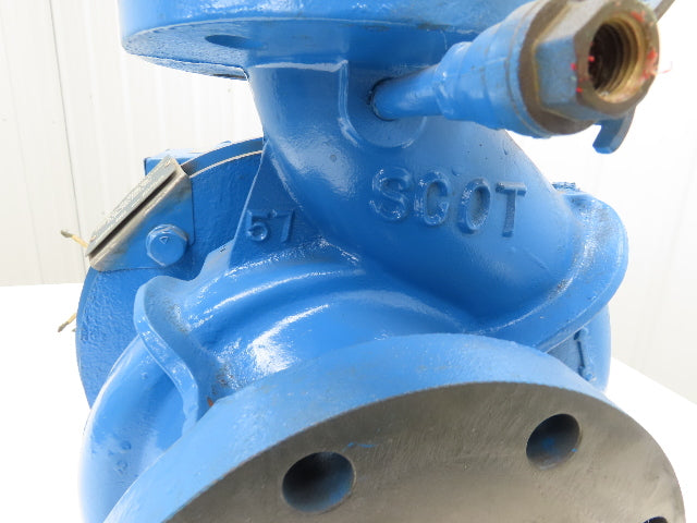 Scot Model 57 Cast Iron Centrifugal Pump 4x3" Flanged 40Hp 230/460V 3PH 286JM
