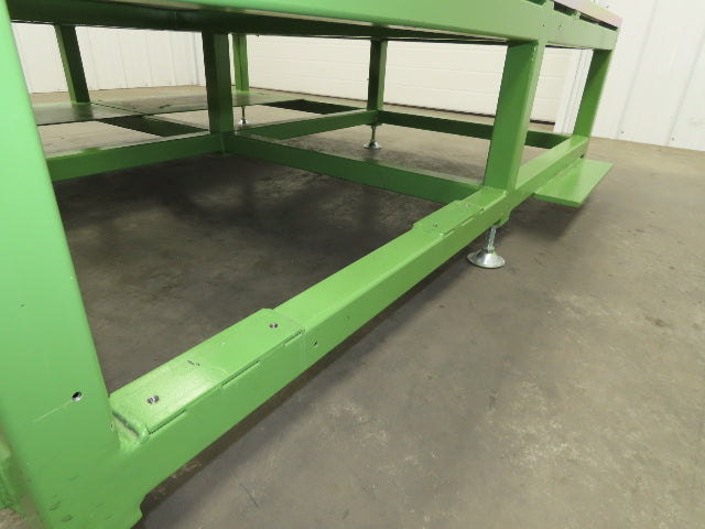 1" Steel Top Machine Base Welding Layout Table Work Bench 64x65" 19"H