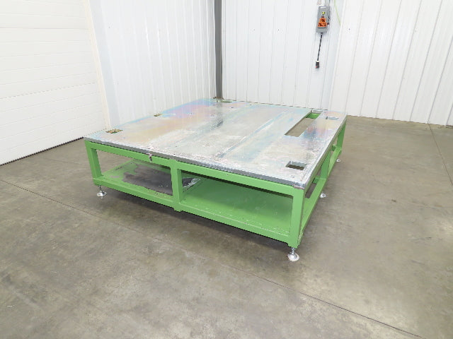 1" Steel Top Machine Base Welding Layout Table Work Bench 64x65" 19"H