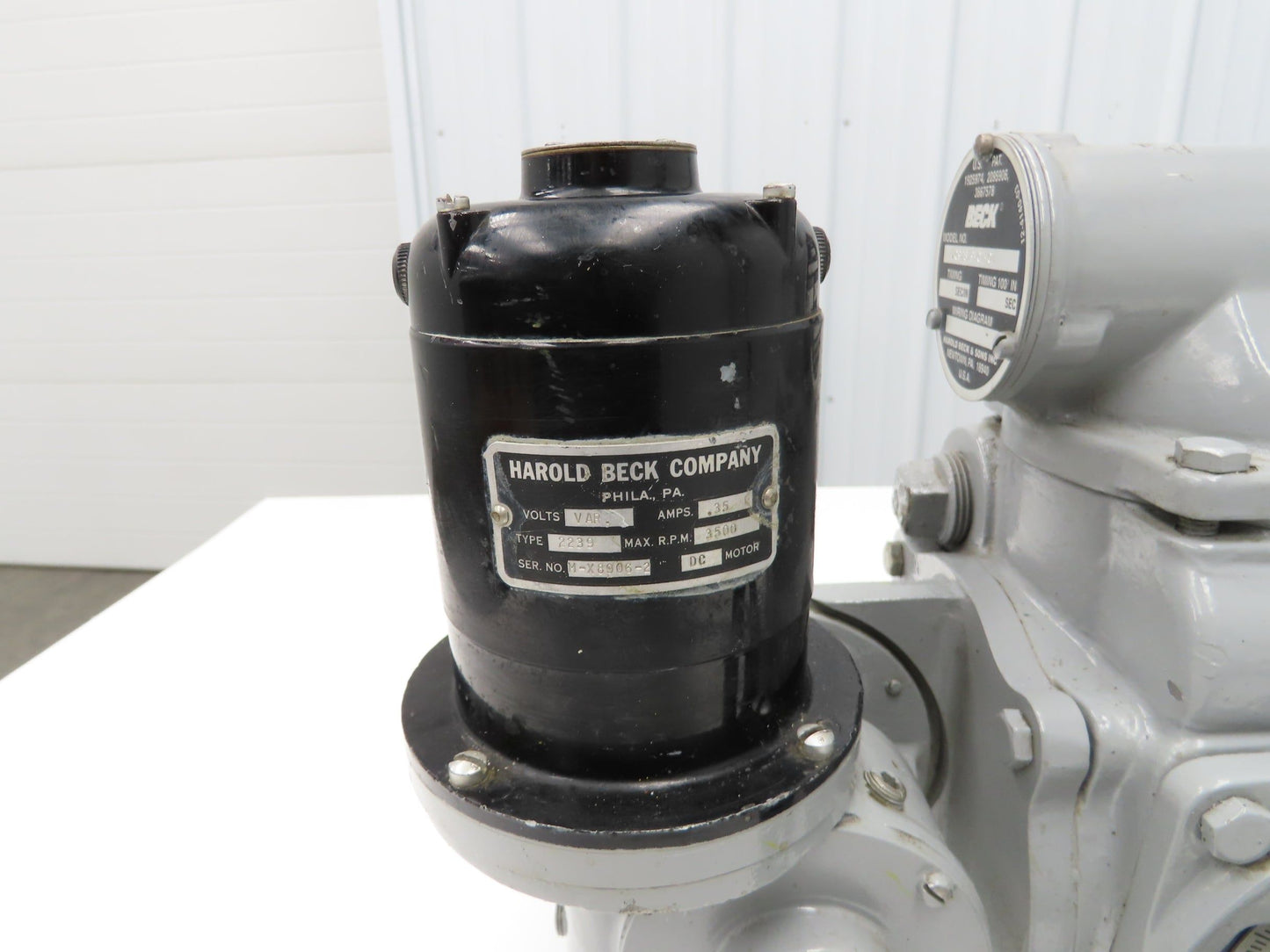 Beck R092879-01-01 Electric Rotary Valve Actuator Damper Drive 330° 3-10 Second